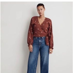 Madewell wrap top